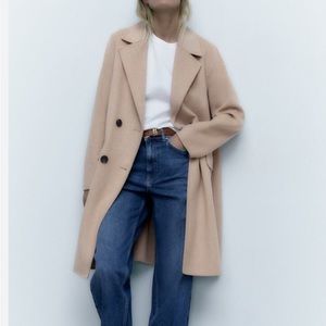 NWT Zara Wool blend menswear coat